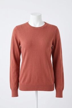 NEW BE COOL crew neck sweater in brick